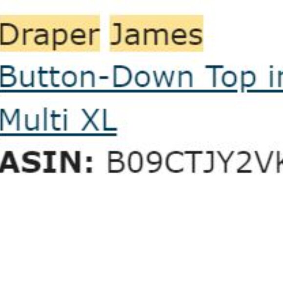 NWT Draper James Button Down Top - Picture 8 of 8